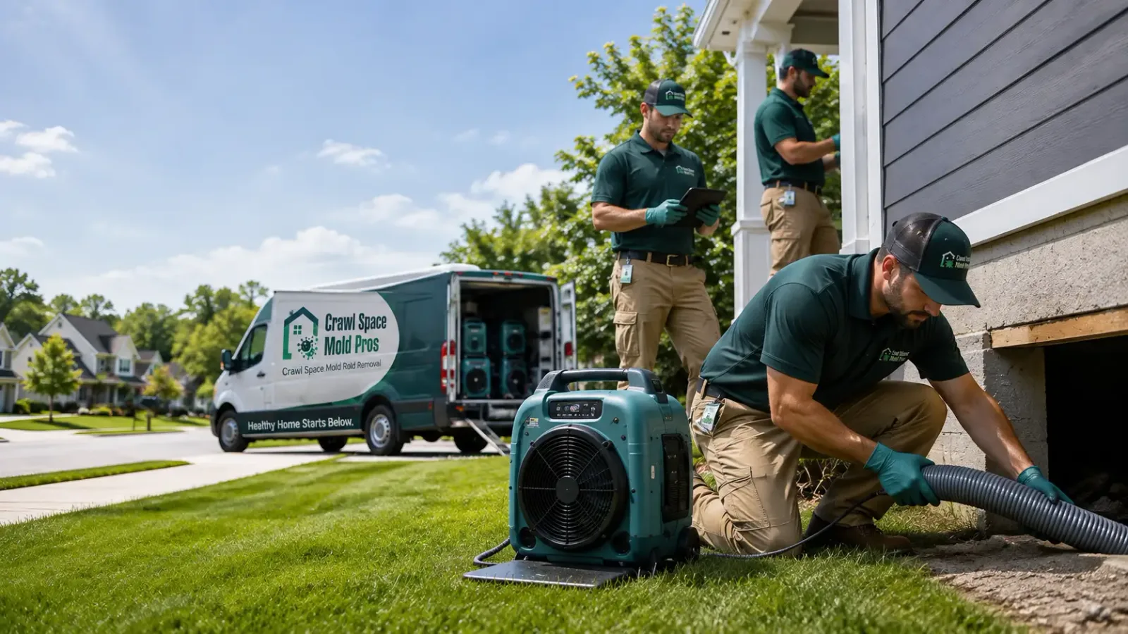Crawl Space Mold Removal in Chapin, IA